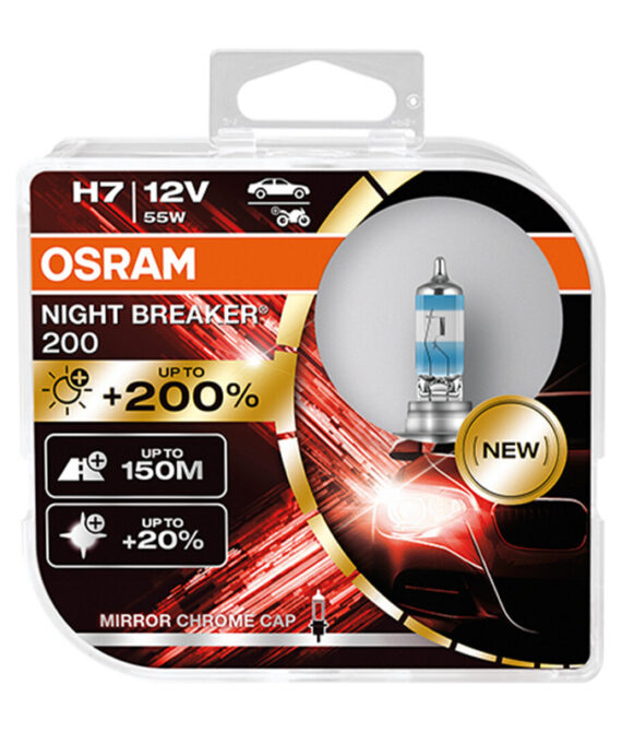 OSRAM NIGHT BREAKER® 200 H7 Duobox 64210NB200-HCB